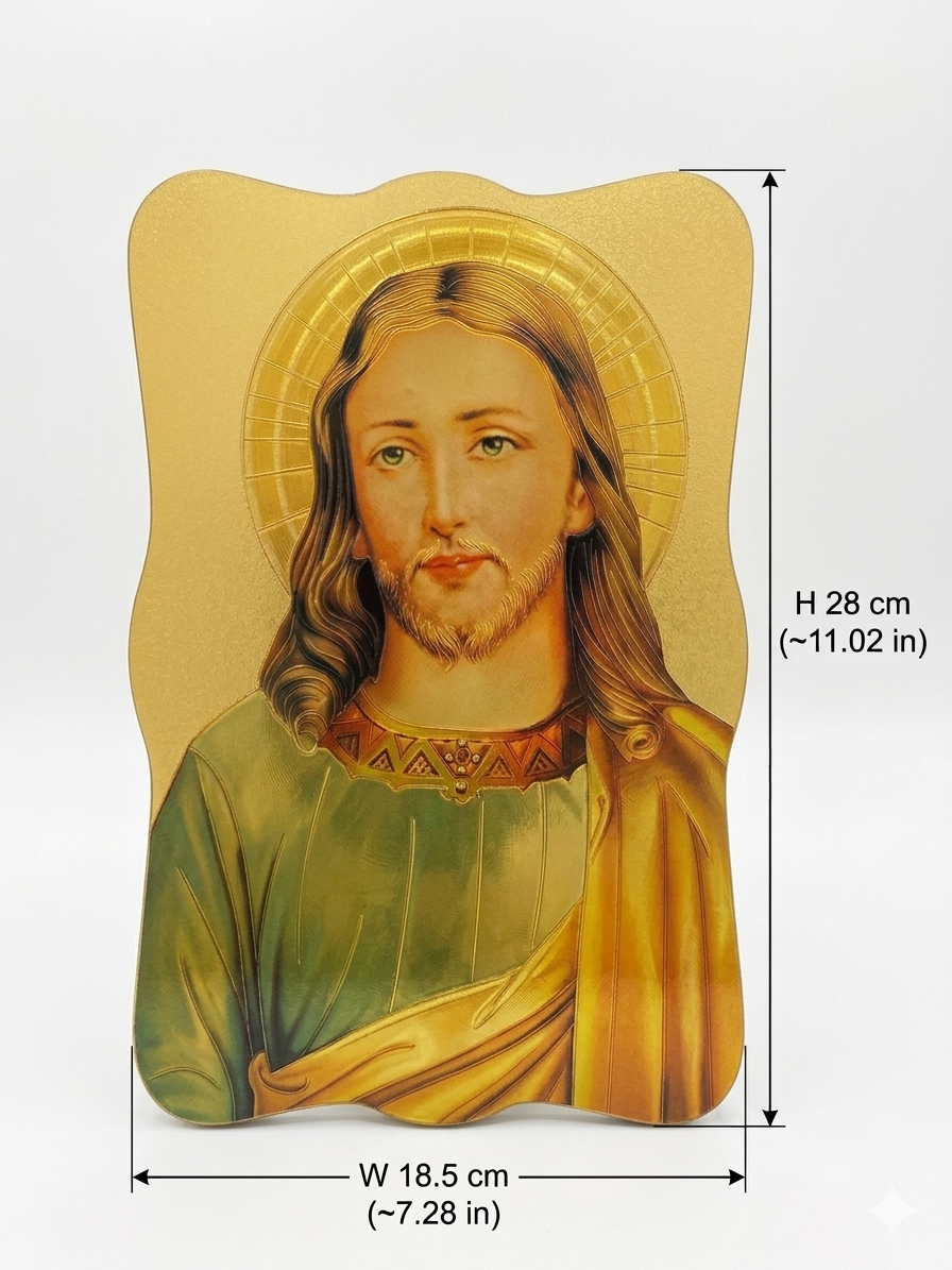 10001 Christ the Savior (Holy Face) Orthodox Wooden icon ICN