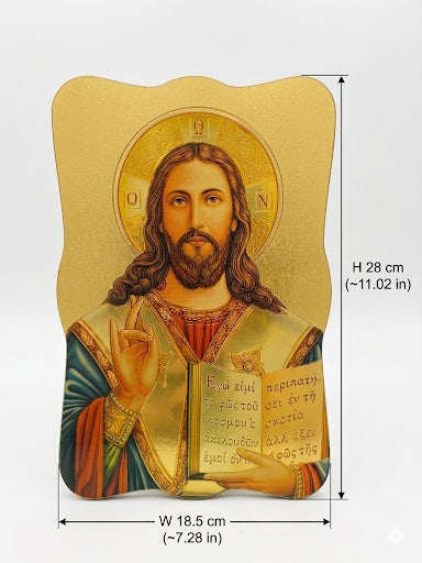 Christ Pantocrator (The Ruler of All) Orthodox Wooden icon ICN