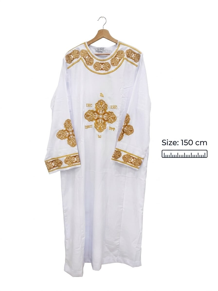 Premium Gold Filigree Coptic Deacon Tonia – 150cm CLT