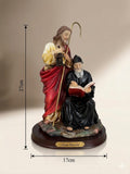 Saint Charbel and Jesus Christ Devotional Statue HFS