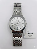 Fiori "Elegance" Men's Classic Dress Watch – Stainless Steel Multi-Link Bracelet & Silver Textured Dial WCH