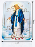 Our Lady of Grace (Miraculous Medal Image) Traditional Wooden Puzzle – 14cm x 18cm MSL