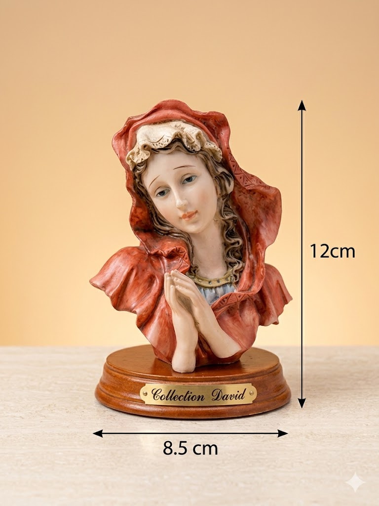30009 Virgin Mary Praying Bust Statue HFS