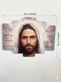 Jesus Christ Scripture Wall Hanging Plaque - 1 Kings 8:29 Blessing Art (38cm x 29cm) ICN
