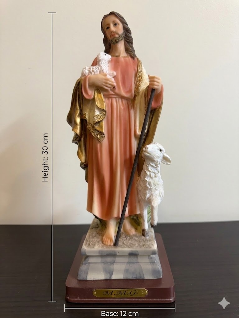 30027 The Good Shepherd Statue HFS