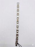 Men's Two-Tone Medusa Link Bracelet – Stainless Steel CNB