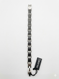 Italgem Men's Carbon Fiber & Stainless Steel Link Bracelet CNB