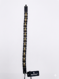 SanDino Men's Black & Gold Mechanic Link Bracelet CNB