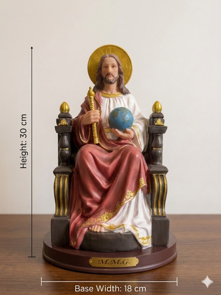 30016 Christ the King - Enthroned Divine Majesty Statue HFS
