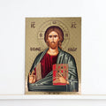 Christ Pantocrator Orthodox Icon 9CM Height * 6CM Width – Handcrafted ICN