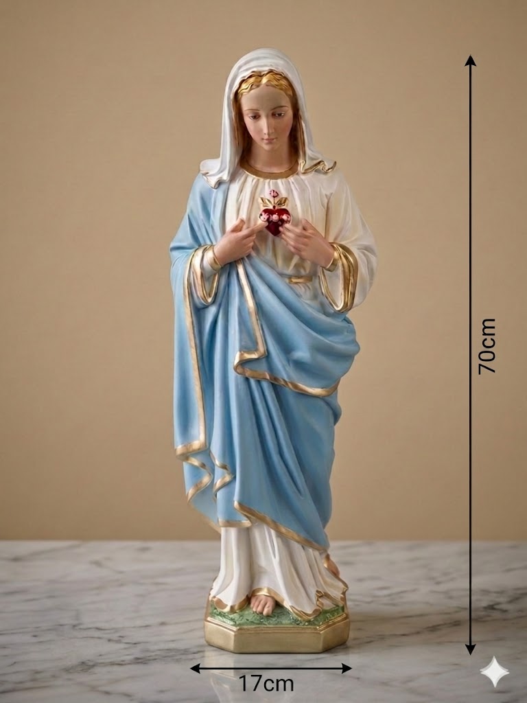Immaculate Heart of the Blessed Virgin Mary Altar Statue HFS