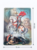 Saint George and the Dragon Traditional Wooden Puzzle – 10cm x 13.5cm MSL