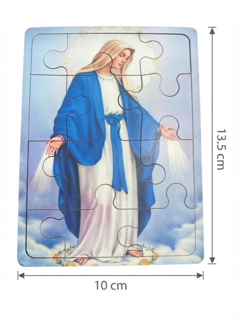 Our Lady of Grace Children's Wooden Puzzle – 10cm x 13.5cm MSL