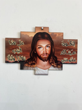 Arabic House Blessing Jesus Christ Wall Hanging Plaque - 1 Kings 8:29 ICN