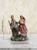 30019 The Flight into Egypt - Holy Family Religious Statue HFS