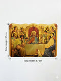 The Last Supper Religious Wall Plaque – Traditional Christian ICN