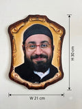 Father Mina Aboud Coptic Martyr Wooden Wall Plaque ICN