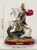 30021 Saint George and the Dragon - Heroic Equestrian Statue HFS