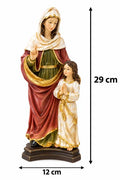 30036 Saint Anne and Young Mary 29 cm Statue HFS
