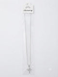 40005 Silver Crystal Snowflak Pendant Necklace CNB