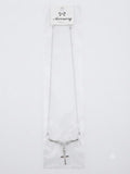 40001 Silver V-Shape Crystal Chevron Y-Necklace CNB