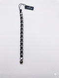 SanDino Black & Silver Stainless Steel Link Bracelet CNB