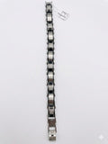 Sandino Steel Men’s Carbon Fiber & Stainless Steel Link Bracelet CNB