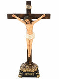 30032 Classic Jesus Christ Crucifix Tabletop Statue HFS