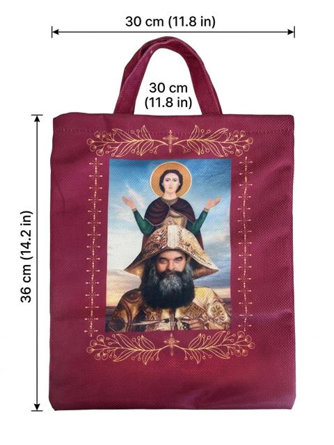 Saint Pope Kyrillos VI & Saint Mina Printed Tote Bag DCN