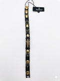 SanDino Men’s Black & Gold-Tone Stainless Steel Cable Link Bracelet CNB