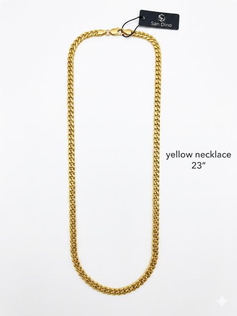 San Dino 23" Gold Curb Chain Necklace CNB