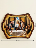 The Last Supper Panoramic Wooden Wall Plaque – Christian ICN
