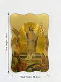 The Resurrection of Jesus Christ (Holy Pascha) Orthodox Wooden icon ICN