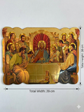 The Last Supper Religious Wall Plaque – Traditional Christian ICN