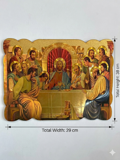 The Last Supper Religious Wall Plaque – Traditional Christian ICN